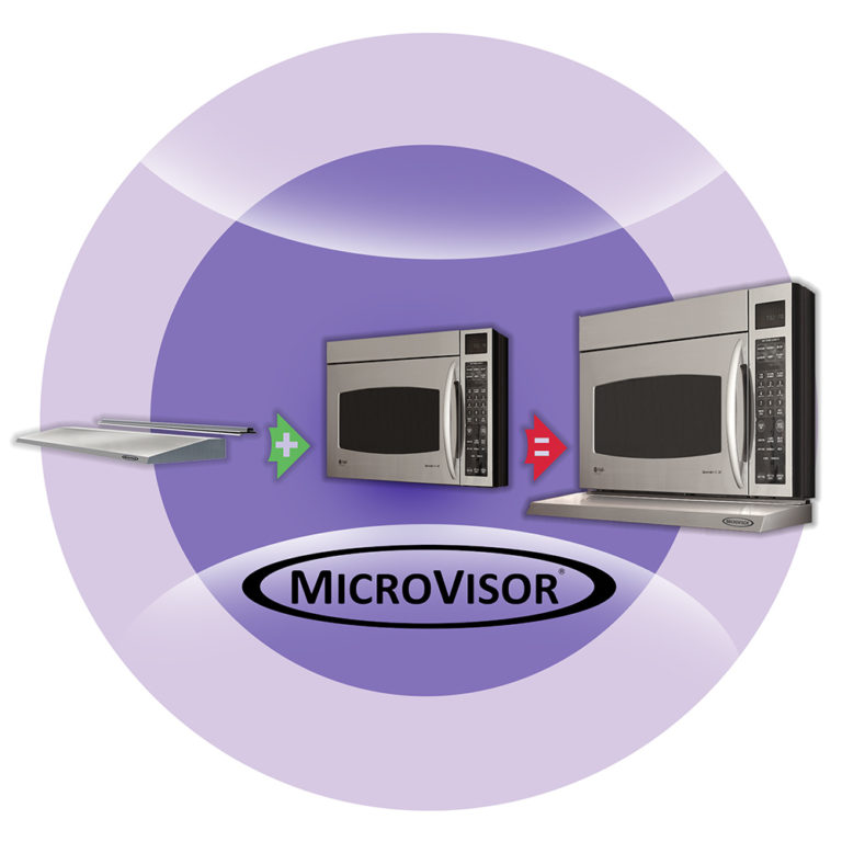 MICROVISOR® Removable Mini Hood Stainless Steel SB30S MICROVISOR