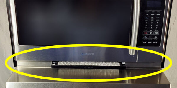 Samsung installed bracket with filter