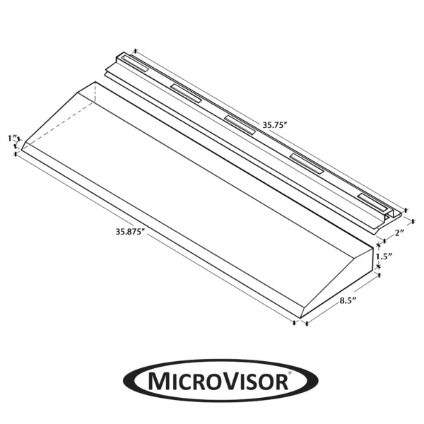 Microvisor Dimensions 36in