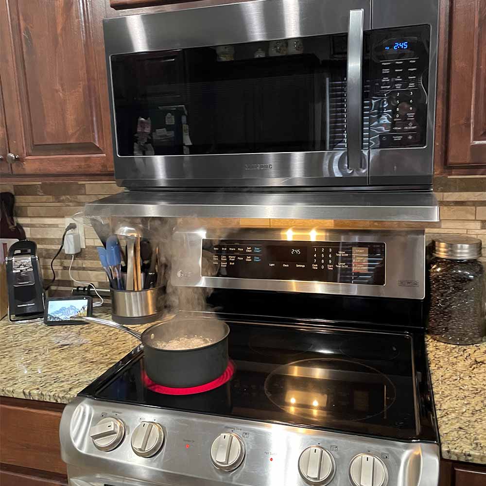 Angry Mama Microwave Oven Steamer - MICROVISOR® Extension Hood Solutions  for Microwave OTR